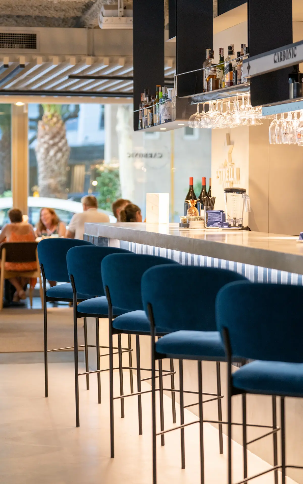 Barra del lounge de Carbònic Restaurant, Salou